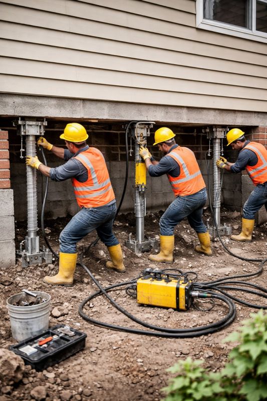 Foundation Stabilizing in Meriden, CT