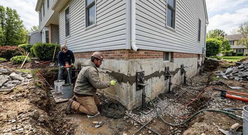 Basement Foundation Repair in Durham, CT