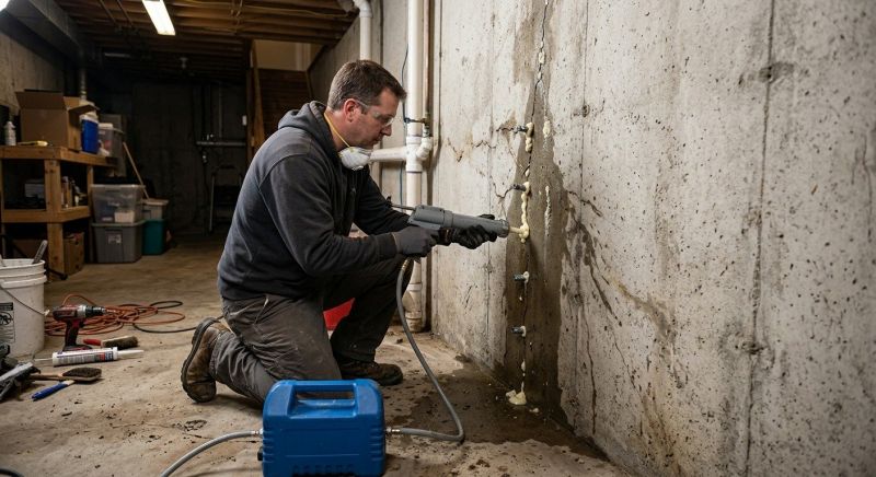 Basement Foundation Repair in East Berlin, CT