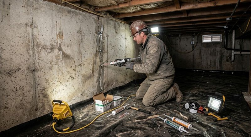 Basement Foundation Repair in Meriden, CT