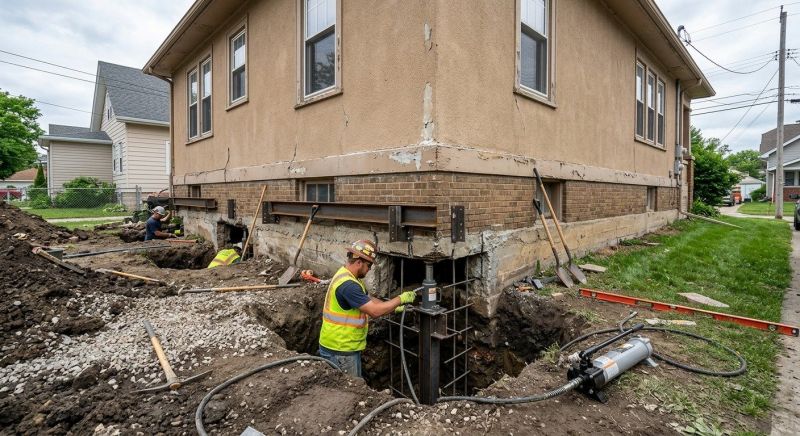 Basement Underpinning in West Hartford, CT