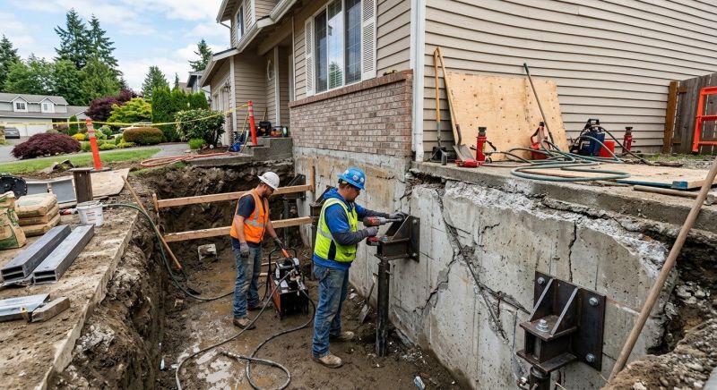 Building Foundation Repair in Higganum, CT