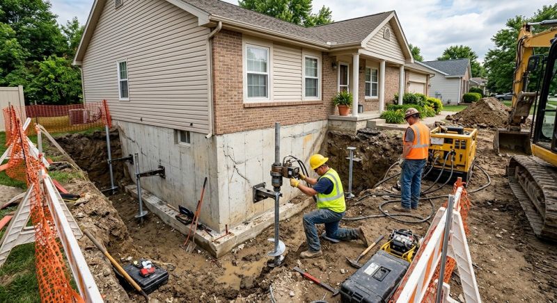 Building Foundation Repair in Suffield, CT