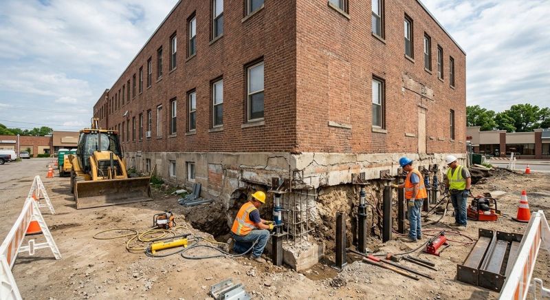 Commercial Foundation Repair in West Hartford, CT