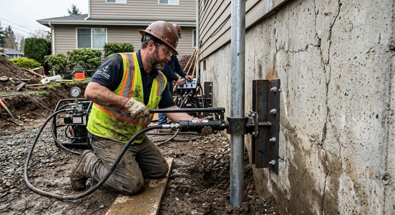 Concrete Foundation Leveling in North Canton, CT