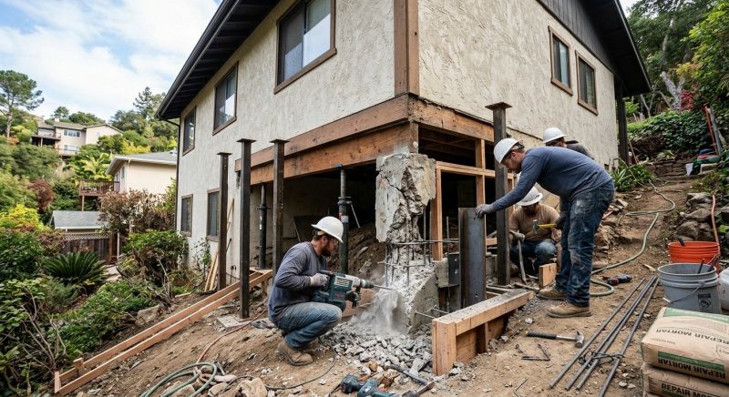 Concrete Foundation Repair in East Hampton, CT