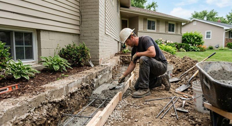 Concrete Foundation Repair in New Hartford, CT