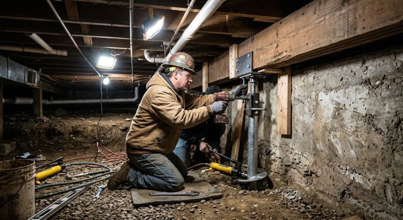 Crawlspace Foundation Repair in Cromwell, CT