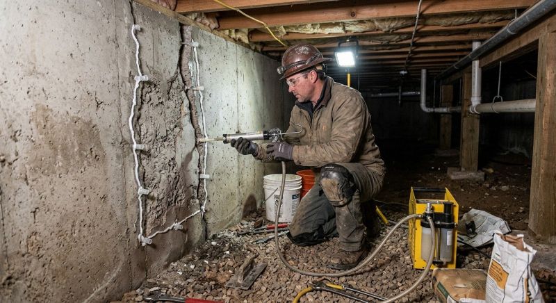 Crawlspace Foundation Repair in Glastonbury, CT