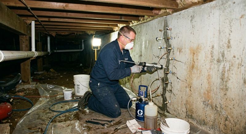 Crawlspace Foundation Repair in Plymouth, CT