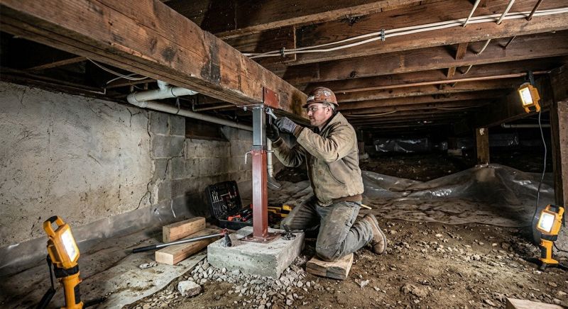 Crawlspace Foundation Repair in Suffield, CT