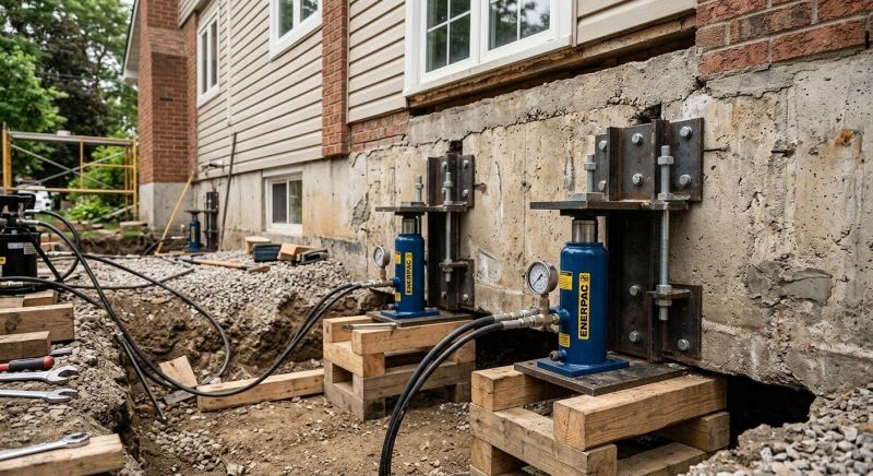 Foundation Jacking in Bethlehem, CT