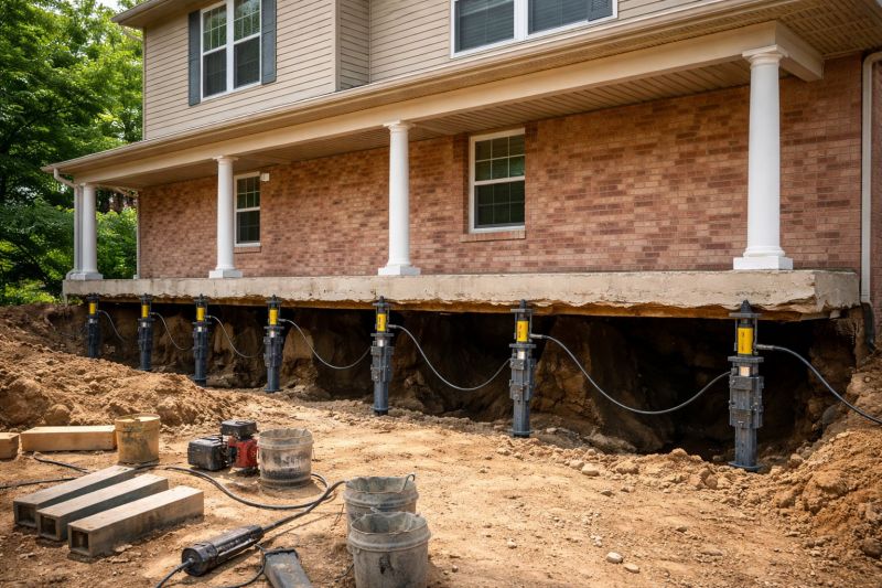 Foundation Jacking in Durham, CT