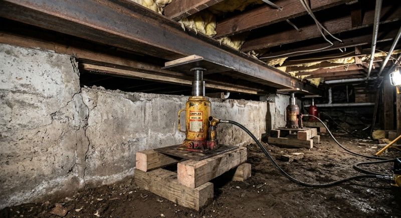 Foundation Jacking in Ellington, CT