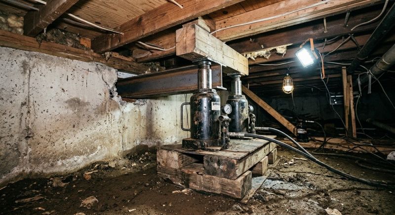 Foundation Jacking in Manchester, CT