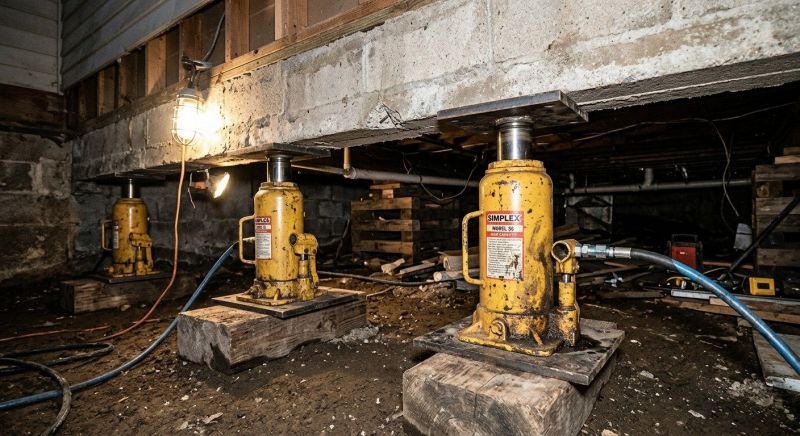 Foundation Jacking in Plymouth, CT