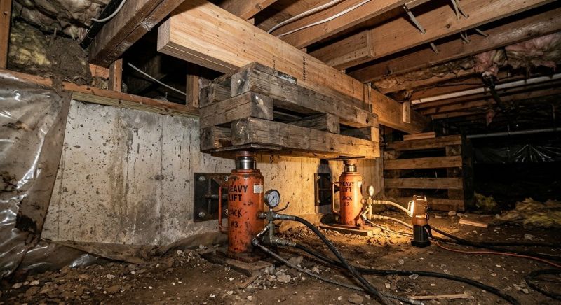 Foundation Jacking in Somers, CT