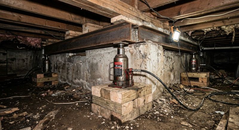 Foundation Jacking in Thomaston, CT