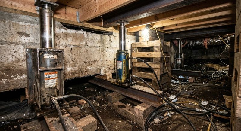 Foundation Jacking in Wallingford, CT