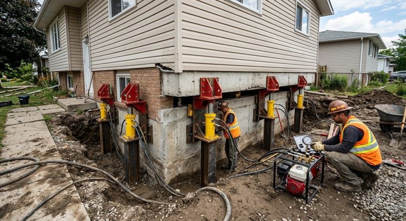 Foundation Lifting in Hartford, CT