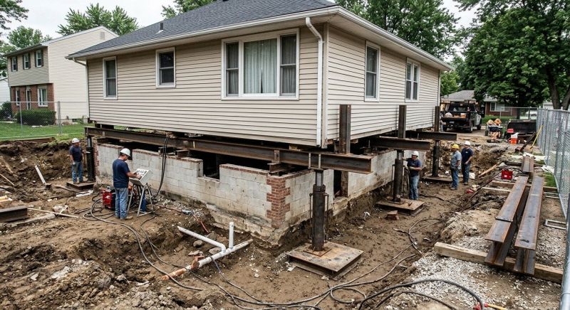 Foundation Lifting in Meriden, CT