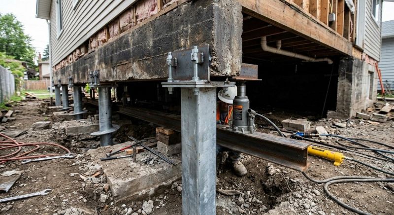 Foundation Raising in East Granby, CT