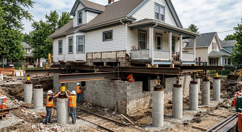 Foundation Raising in South Glastonbury, CT
