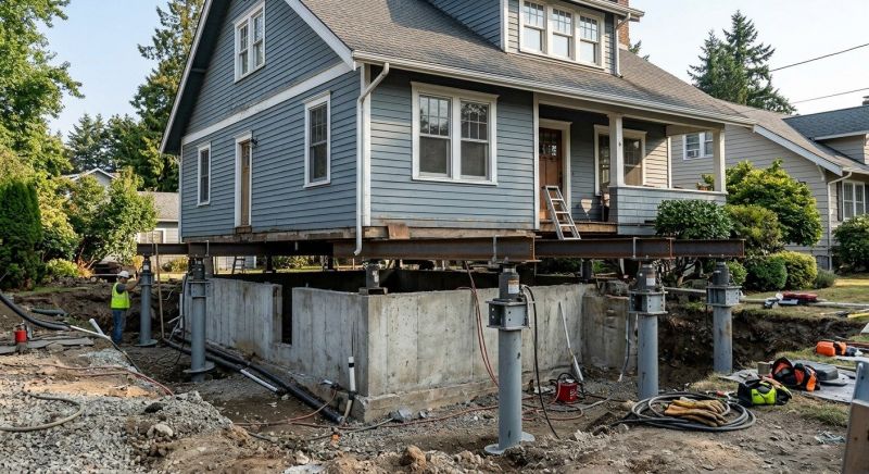 Foundation Raising in Southington, CT