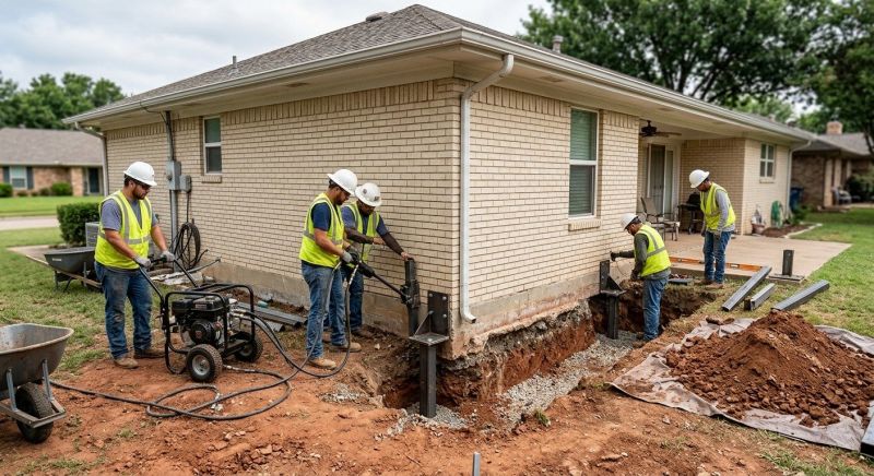 Foundation Stabilizing in Berlin, CT
