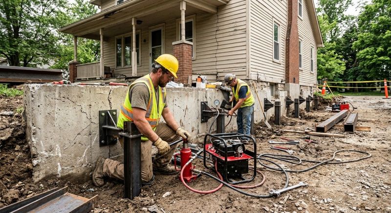 Foundation Stabilizing in Bloomfield, CT