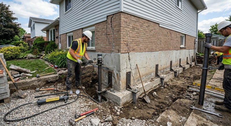 Foundation Stabilizing in East Granby, CT
