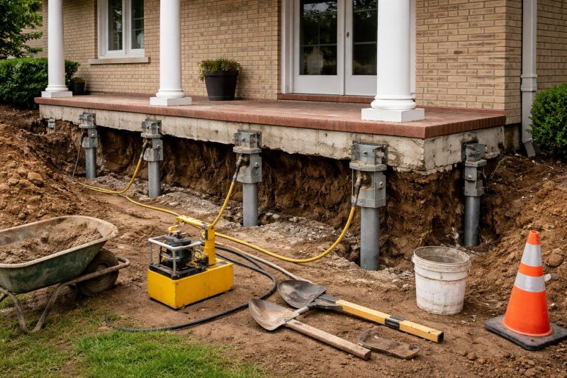 Foundation Stabilizing in Ellington, CT
