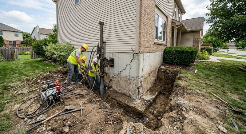 Foundation Stabilizing in Plymouth, CT