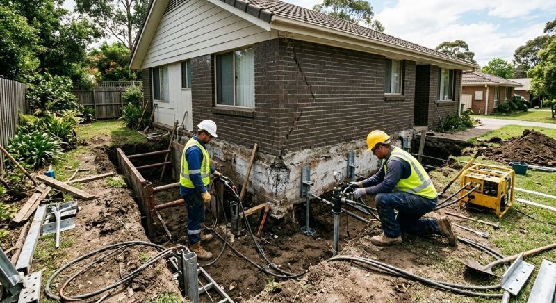 Foundation Stabilizing in Somers, CT