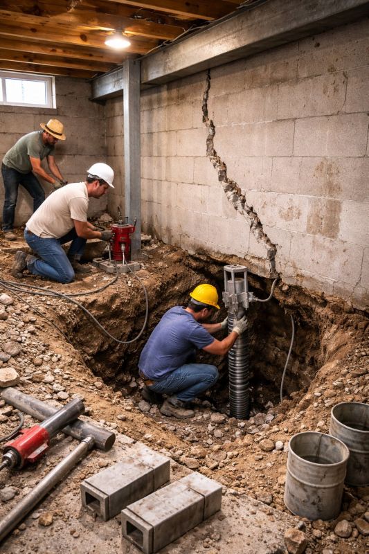 Foundation Structural Repair in West Hartford, CT