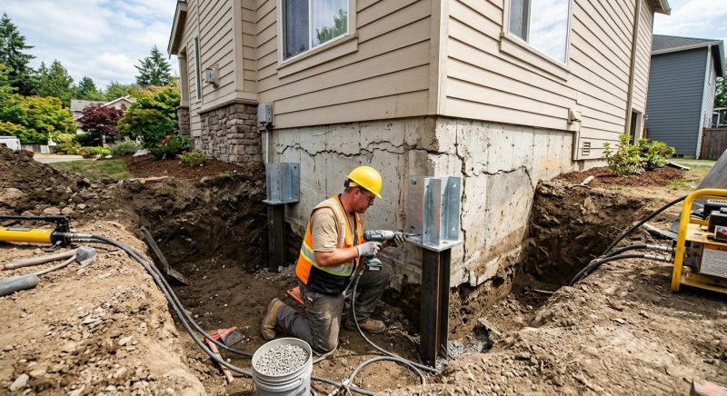 Foundation Structural Repair in Northfield, CT