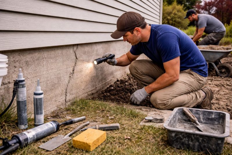 Home Foundation Repair in Andover, CT