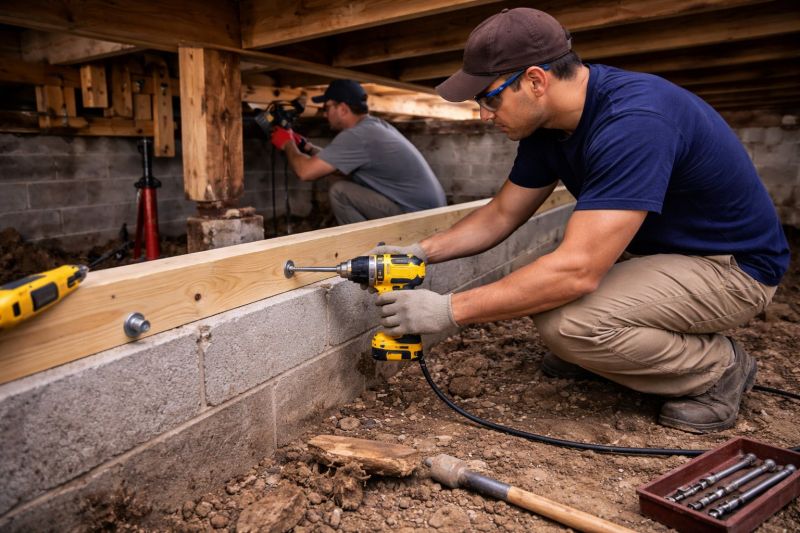 House Foundation Repair in Southwick, MA
