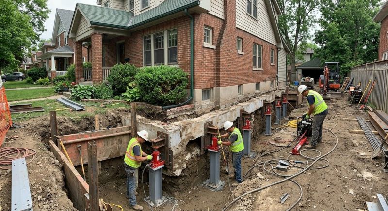 House Underpinning in West Hartford, CT