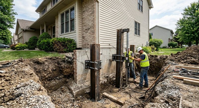 House Underpinning in West Hartford, CT