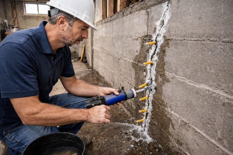Leaking Foundation Repair in West Hartford, CT