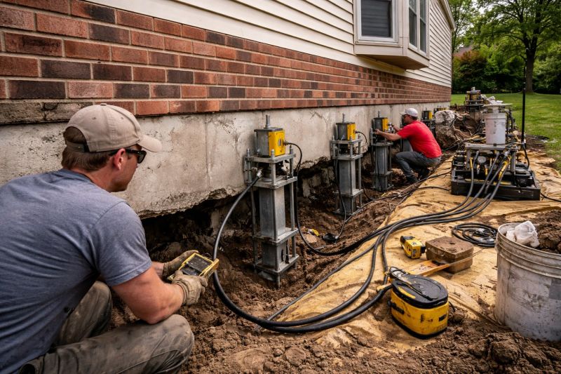 Settling Foundation Service in Agawam, MA
