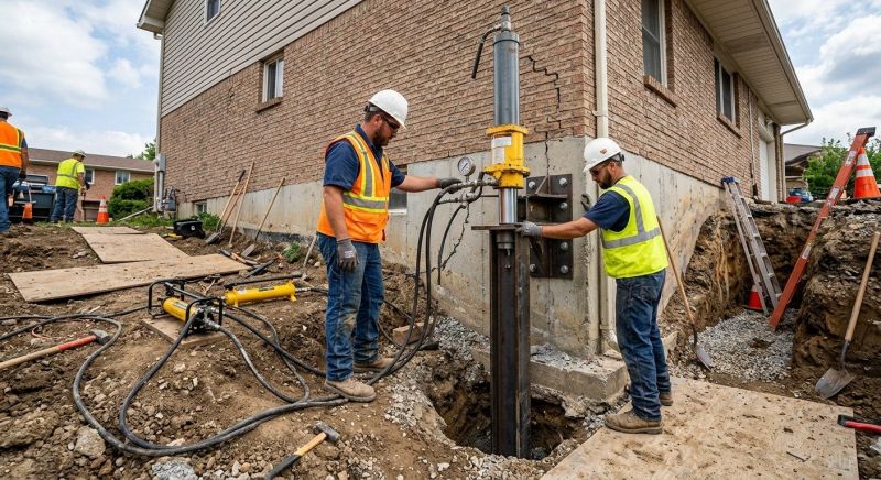 Settling Foundation Service in East Hartland, CT