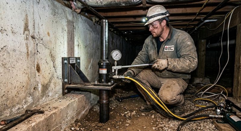 Settling Foundation Service in Harwinton, CT