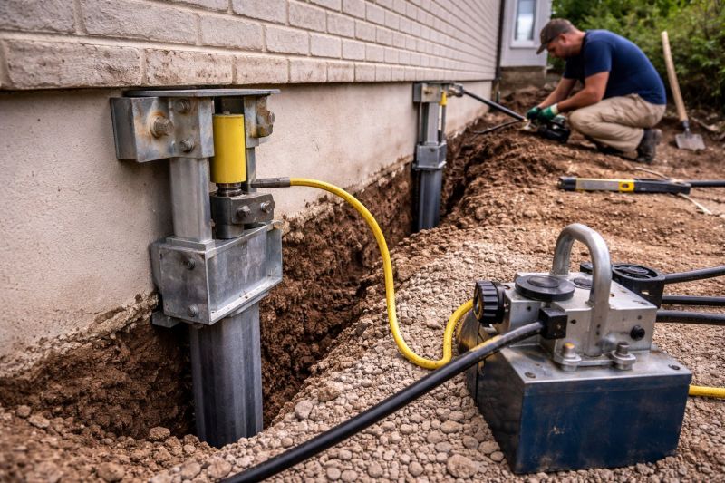 Sinking Foundation Repair in Bethlehem, CT