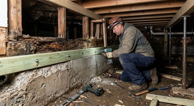 Sinking Foundation Repair in Southwick, MA