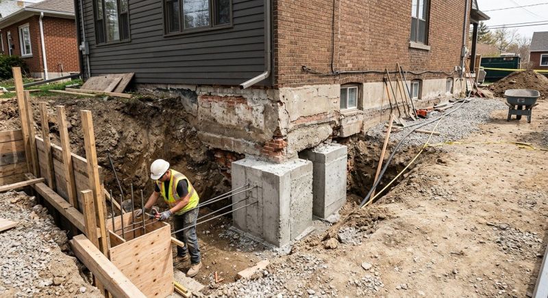 Structural Underpinning in West Hartford, CT