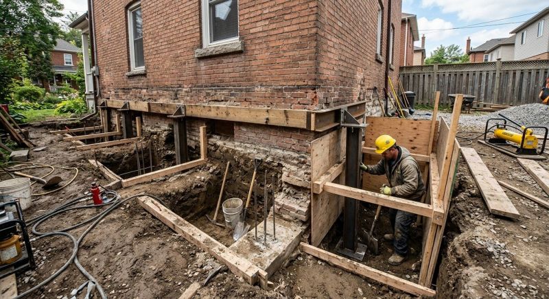 Structural Underpinning in West Hartford, CT