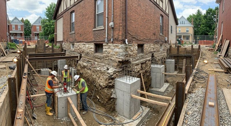 Structural Underpinning in West Hartford, CT